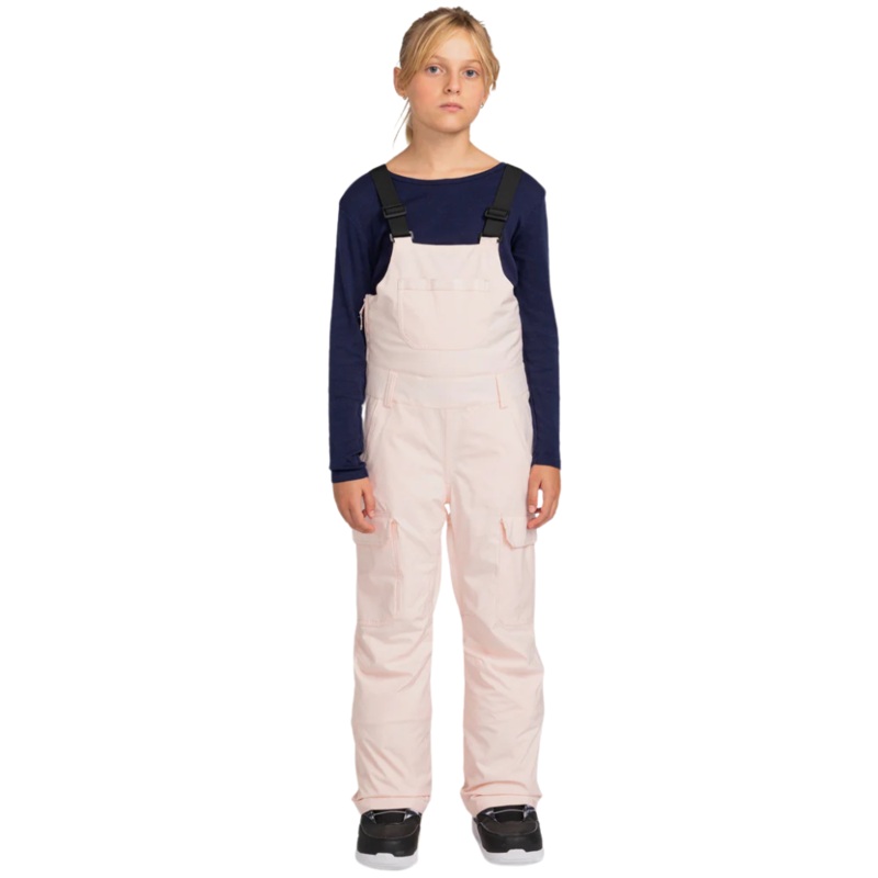 Roxy Kids Non Stop Bib Pants|Pink Salt|8/S|10/M|12/L|14/XL|16/XXL