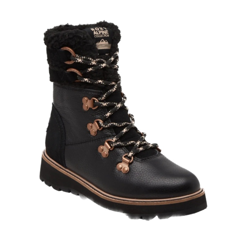 Roxy Womens Brandi II Boots|Black|Off White|US 6|US 7|US 8|US 9|US 10|US 11