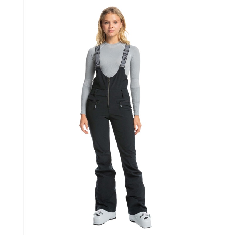 Roxy Womens Summit Bib Pants|True Black|Dawn Pink|XS|S|M|L|XL