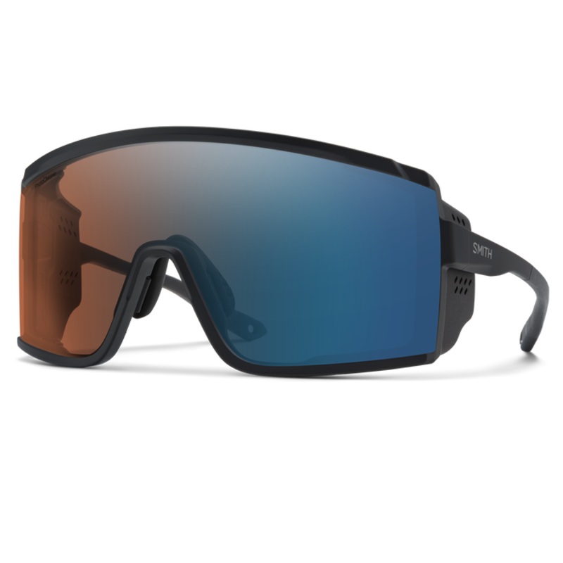 Smith Pursuit|CT Matte Bone + ChromaPop Glacier Photochromic Copper Gold Mirror|Matte Black + ChromaPop Glacier Photochromic Copper Blue Mirror|Matte Slate + ChromaPop Glacier Photochromic Copper Red Mirror