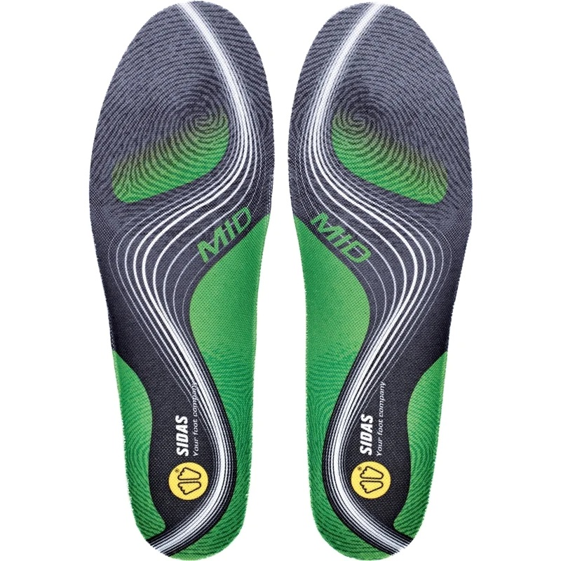 Sidas 3 Feet Active Mid|Green|XS|S|M|L|XL|XXL