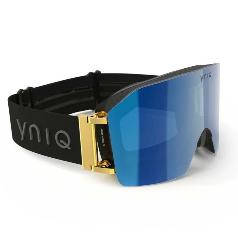 YNIQ Model Nine|Golden Sky + Ice Blue Mirror Lens
