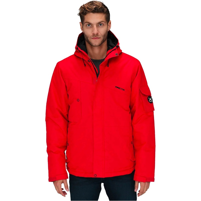 Arctix Mens Icecap Jacket|F1 Red|Black|Small|Medium|Large|X-Large|XX-Large|3X-Large|4X-Large