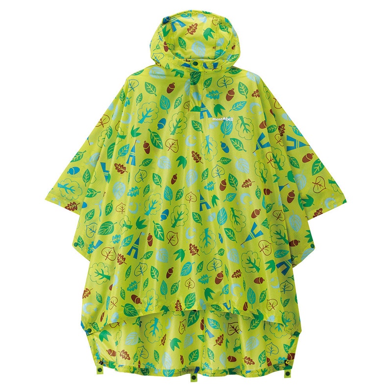 Montbell Print Trekking Rain Poncho Kid’s