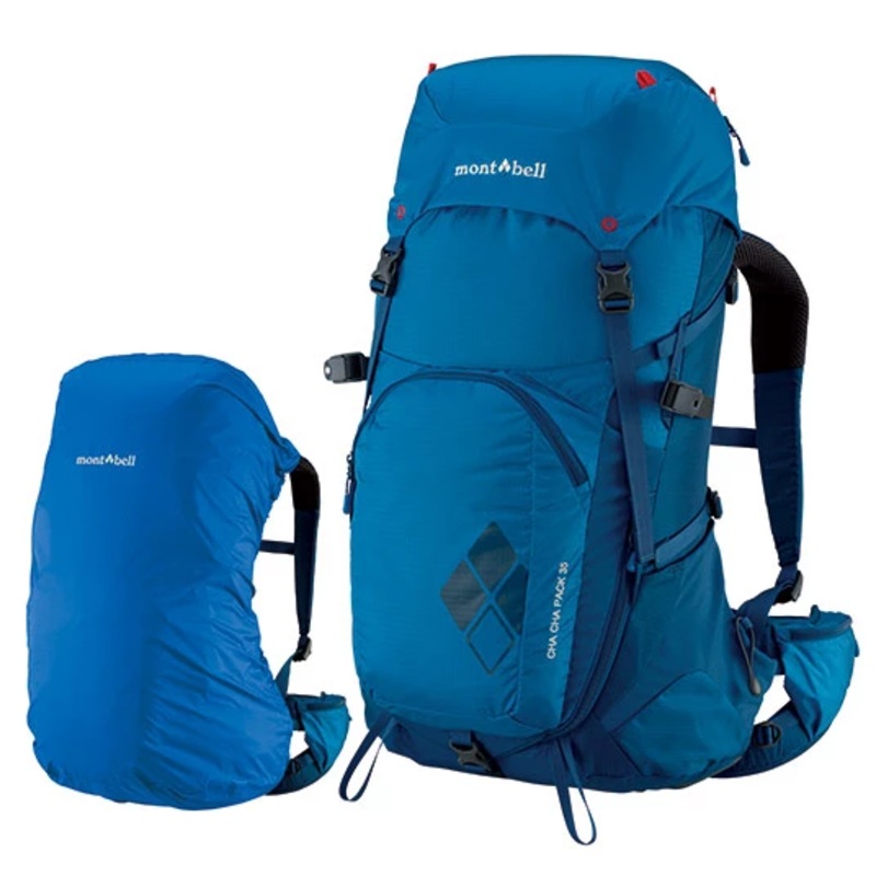 Montbell Cha-Cha Pack 35|Orient Blue|Shadow