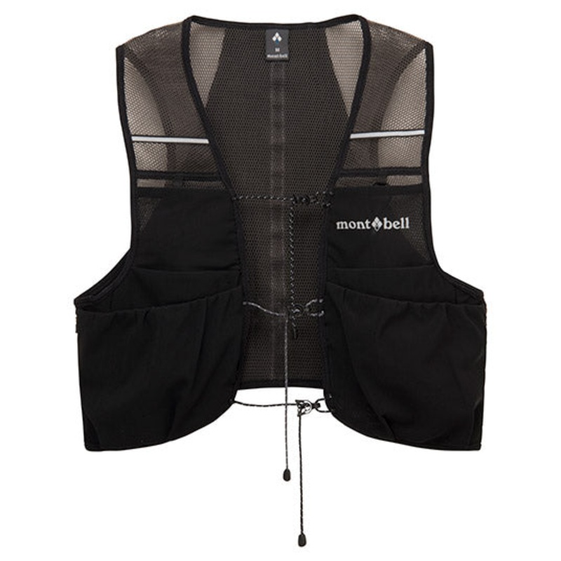 Montbell Cross Runner Vest|Black|Light Silver|M|L