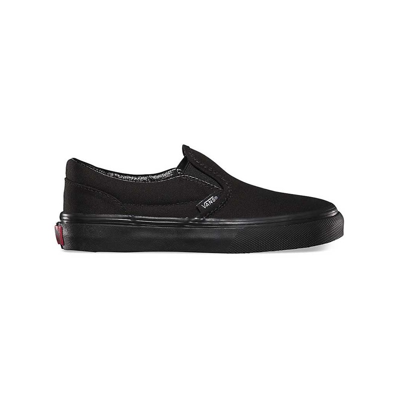 Kids Classic Slip-On Shoes – Black/Black