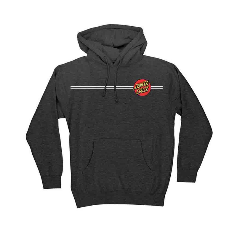 Classic Dot Hoodie – Charcoal Heather