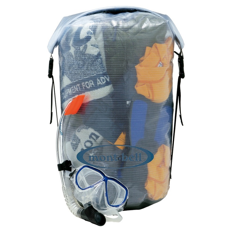 Montbell Dry Bag Tube 40L|Clear