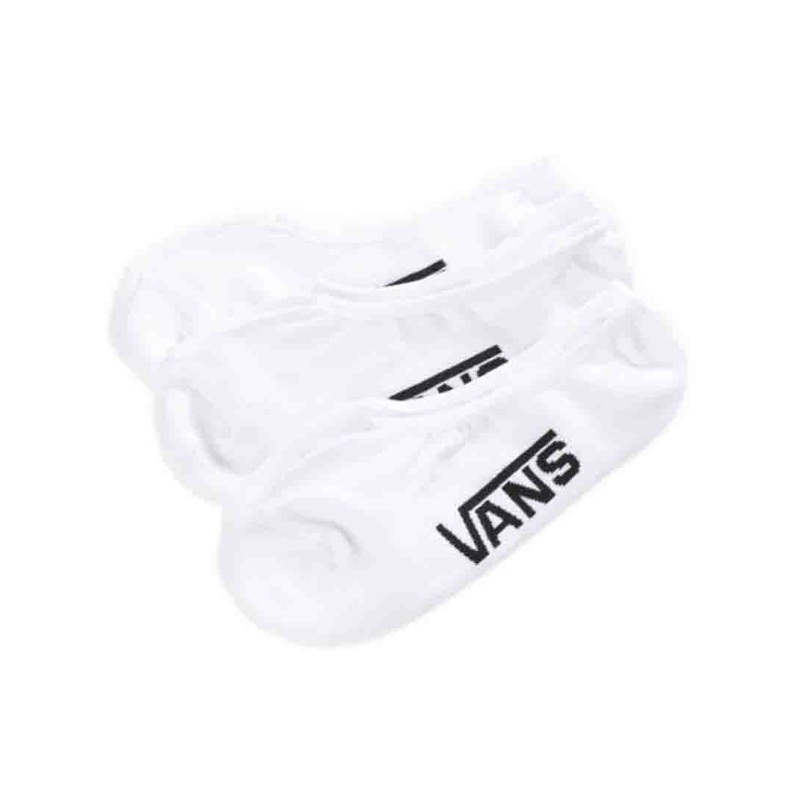 Classic Super No Show Socks – White