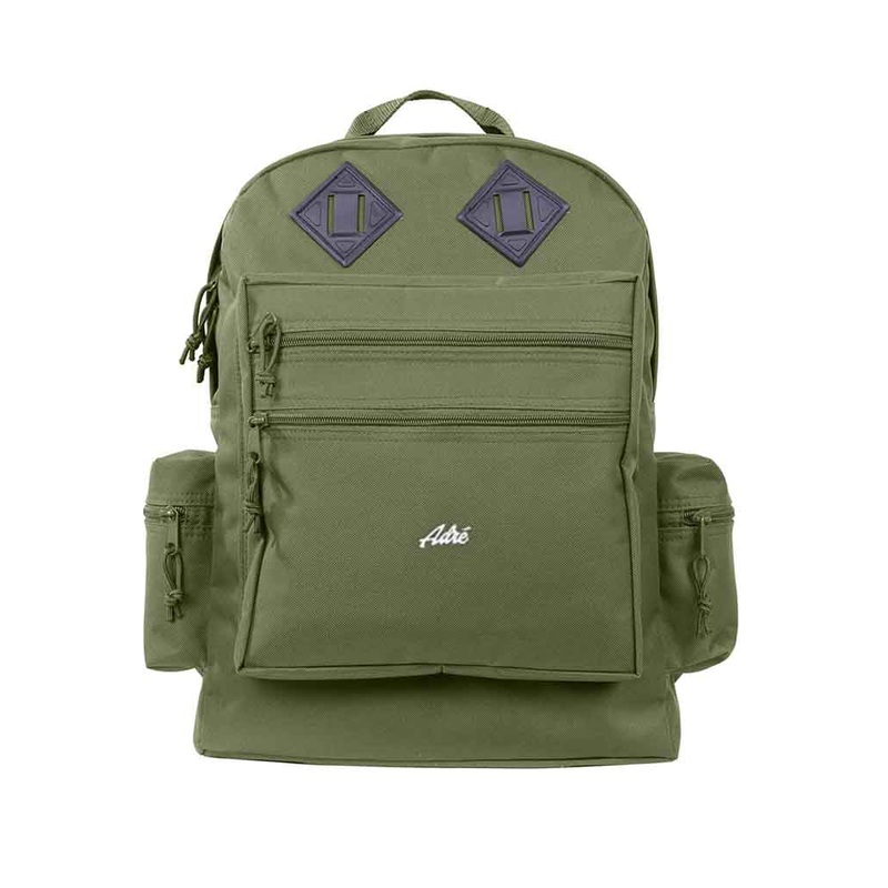 Green Adre Day Pack Script Backpack