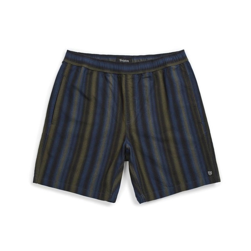 Steady Elastic Shorts – Navy/Green