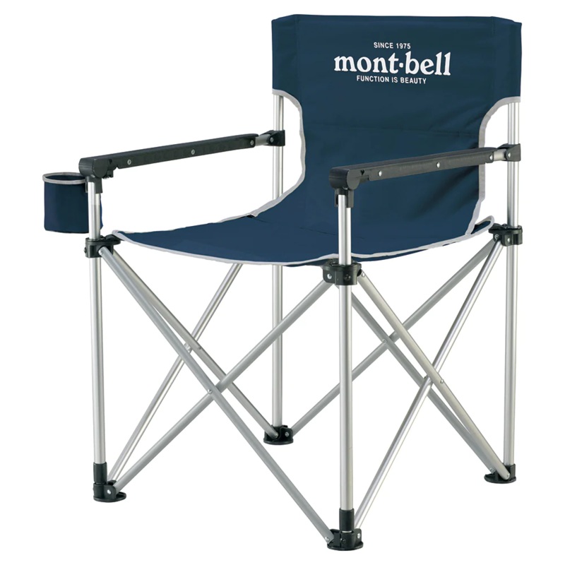 Montbell Base Camp Chair|Blue Black|Light Tan