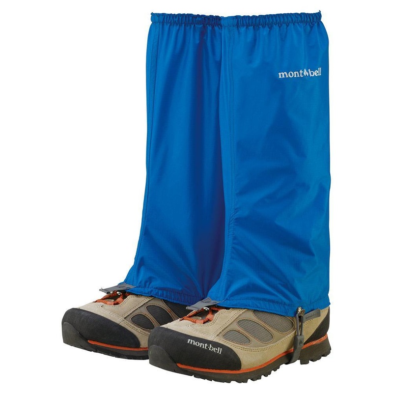 Montbell Simple Long Spats|Grey|Orient Blue|S|M|L