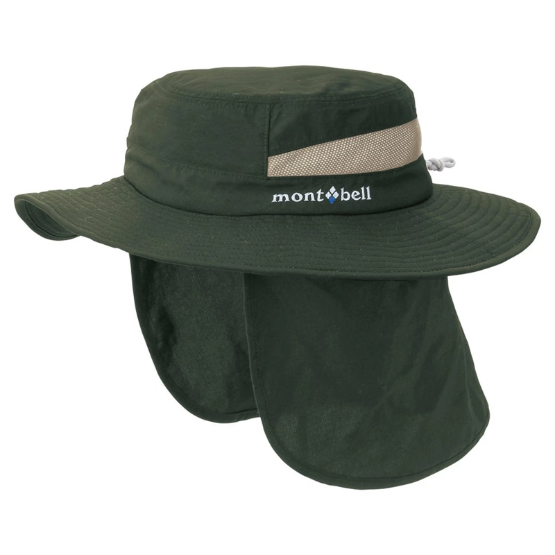 Montbell Sahara Hat|Black Navy|Khaki Green|Oyster|S|M|L|XL