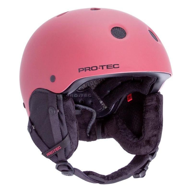 Classic Snow Winter Helmet – Matte Brick Red