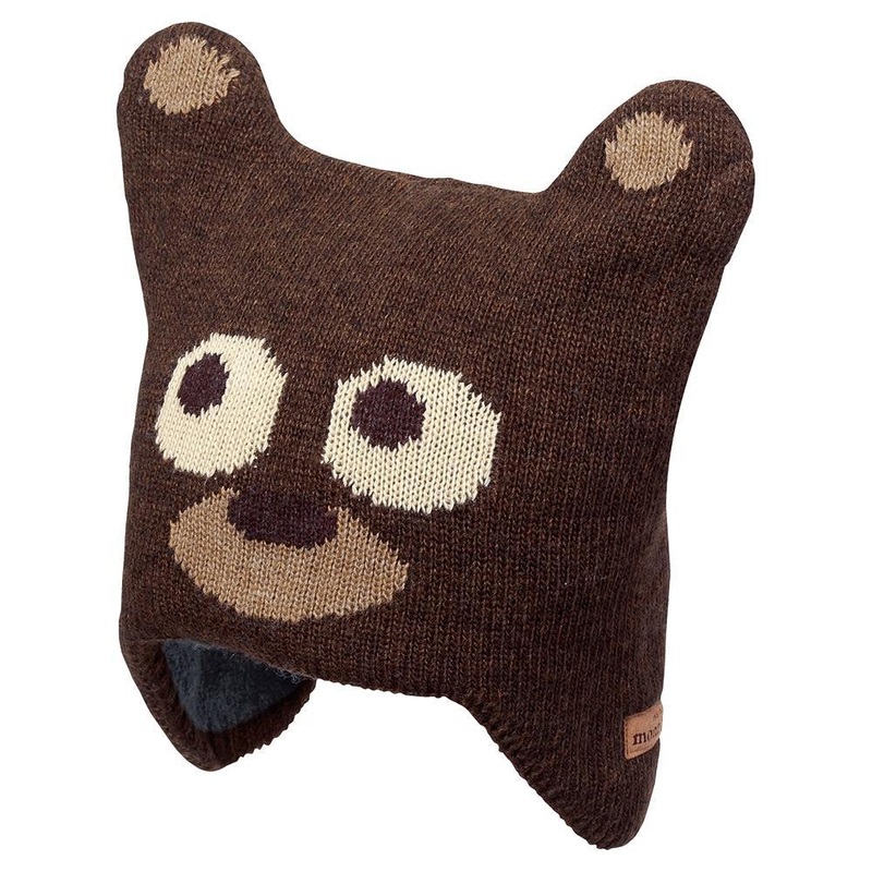 Montbell Bear Knit Cap Baby’s|Black|Brown|Ivory|46-50cm|One Size