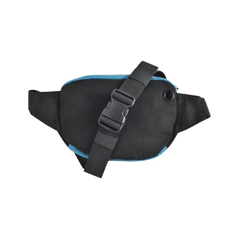 Oaker Mini Mega Hip Bag Handbag – Black/Blue