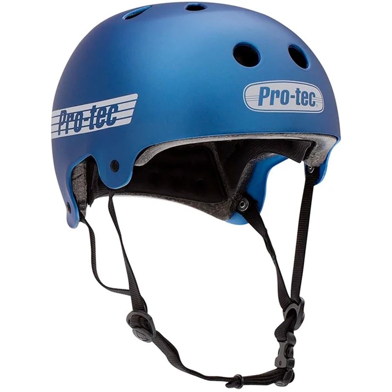 Old School Certified Helmet – Metalic Blue