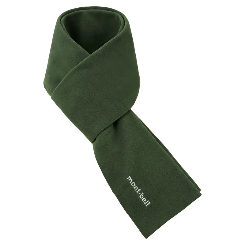 Montbell Chameece Muffler|Black|Sangria – Corduroy|Dark Green