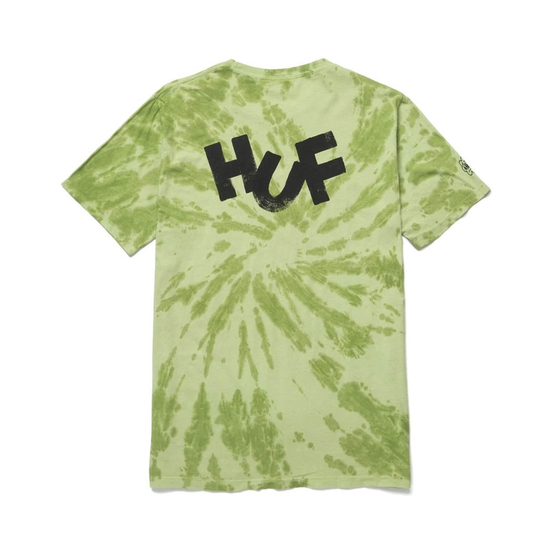 Haze Brush Tie Dye T-Shirt – Lime