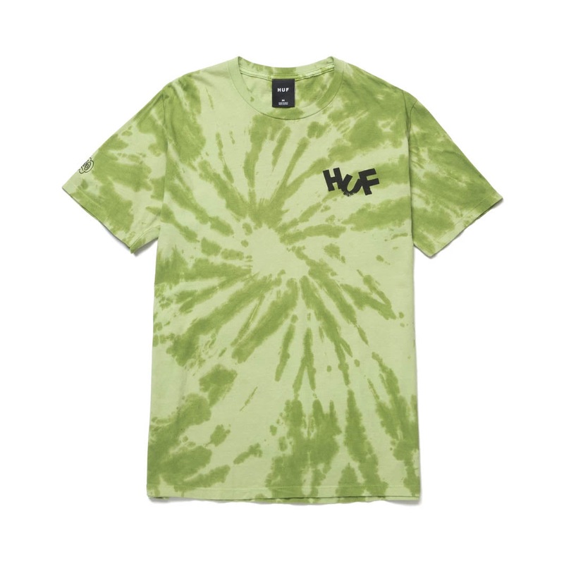 Haze Brush Tie Dye T-Shirt – Lime