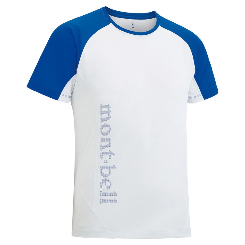 Montbell Cool Light T Men’s|Cobalt Blue/Ice White|Teal/Orange|Gunmetal|S|M|L|XL