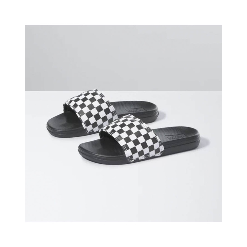 Kids La Costa Slide-On Sandals – Checkerboard