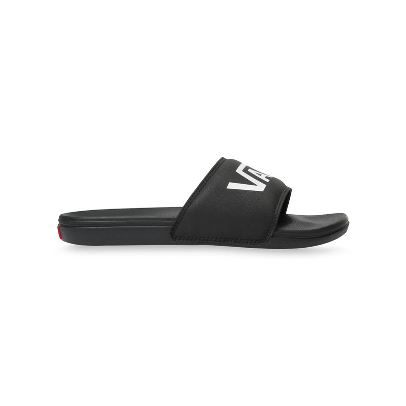 La Costa Slide-On Sandals – Black/White