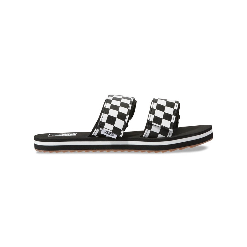 Women Cayucas Slide Sandals – Checkerboard
