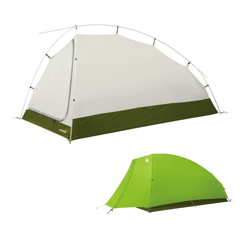 Montbell Moonlight Tent 1|Light Tan|Spring Green