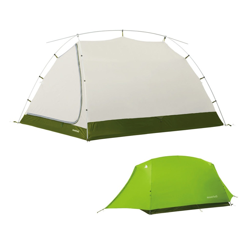 Montbell Moonlight Tent 2|Light Tan|Spring Green