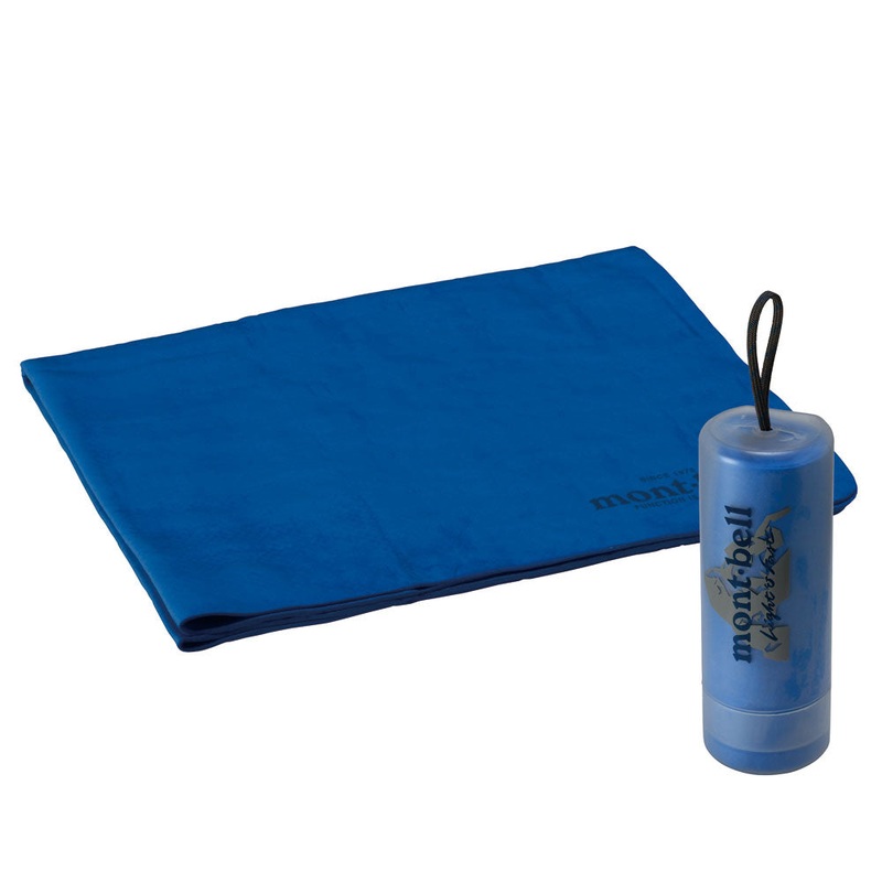 Montbell Soak Up Towel|Blue|Red