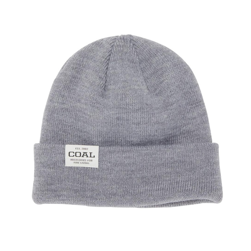 Uniform Low Recycled Knit Cuff Beanie – Heather Grey