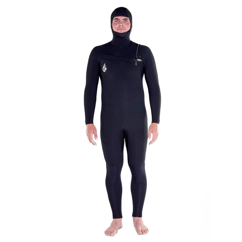 4/3Mm Hooded Chestzip Full Wetsuit – Black