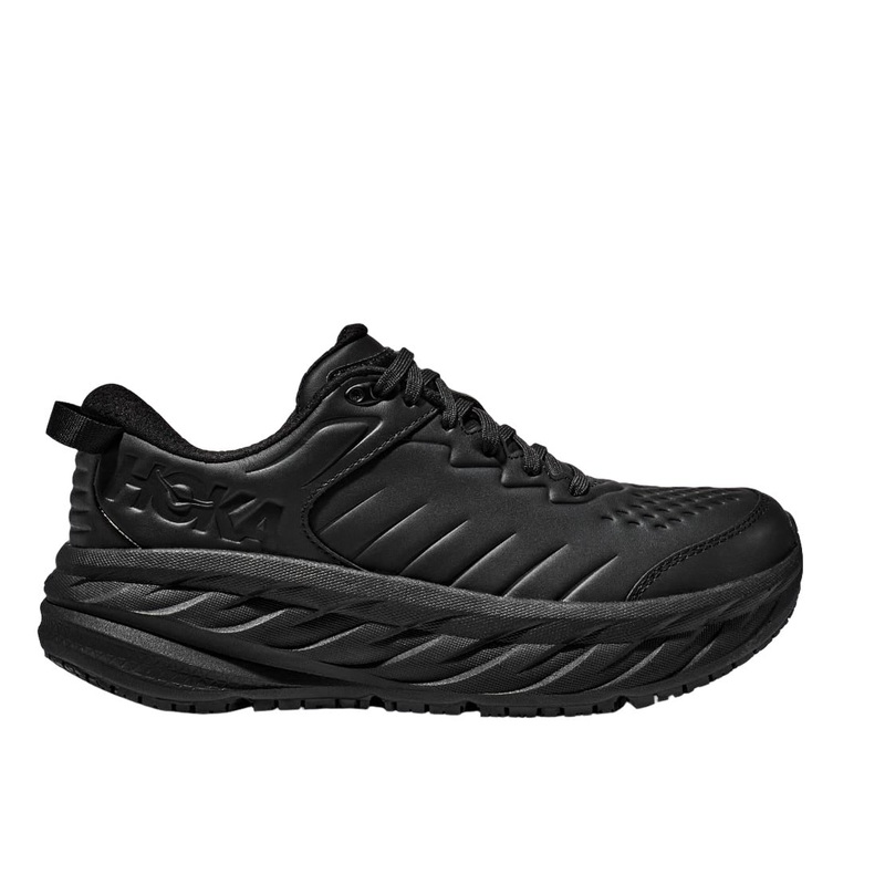 Hoka Mens Bondi SR Wide|Black / Black|US 8|US 8.5|US 9|US 9.5|US 10|US 10.5|US 11|US 11.5|US 12|US 12.5