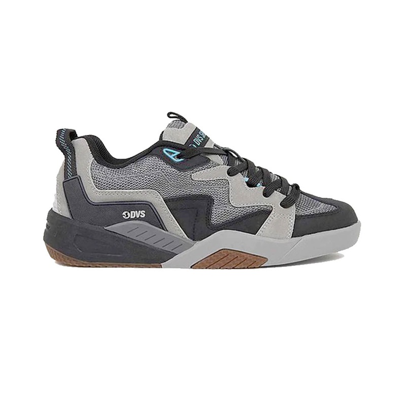 Devious Shoes – Charcoal Black Turquoise Nubuck