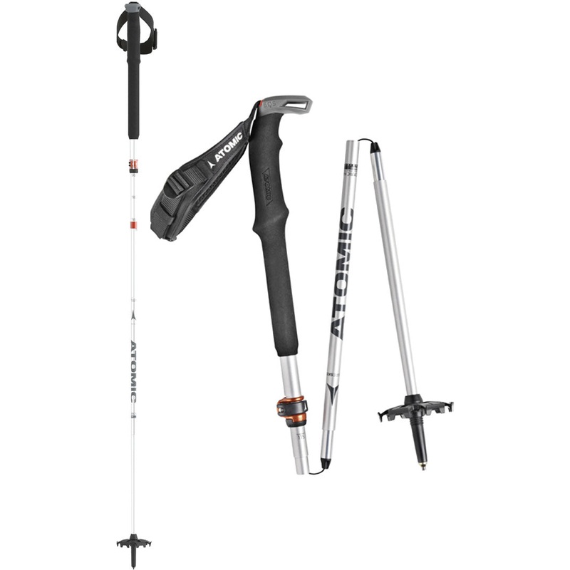 Bct Mountaineering SQS Foldable Ski Touring Poles – Silver