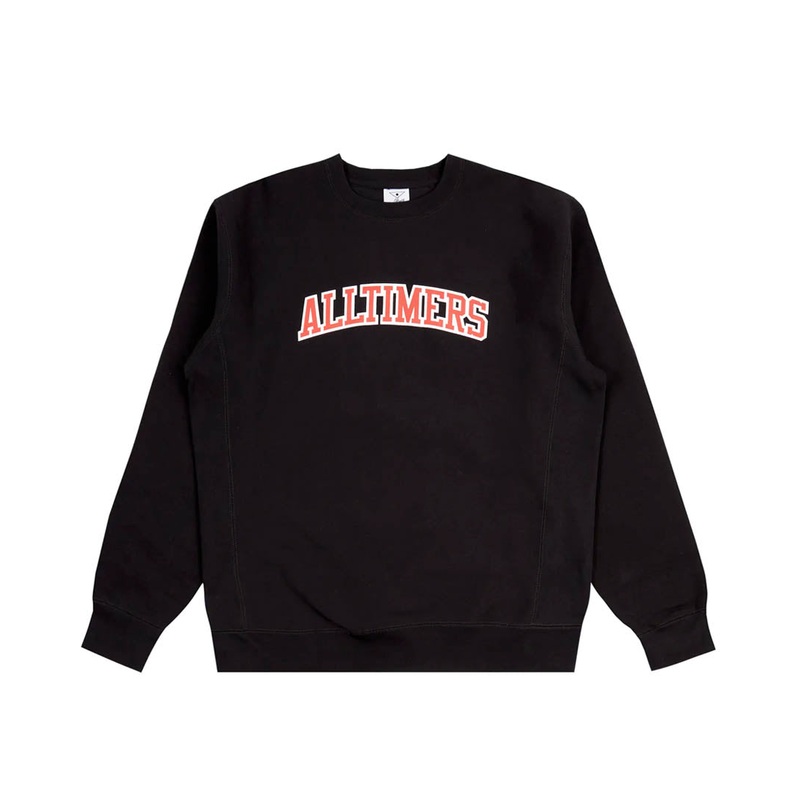 City College Crewneck Sweatshirt – Black