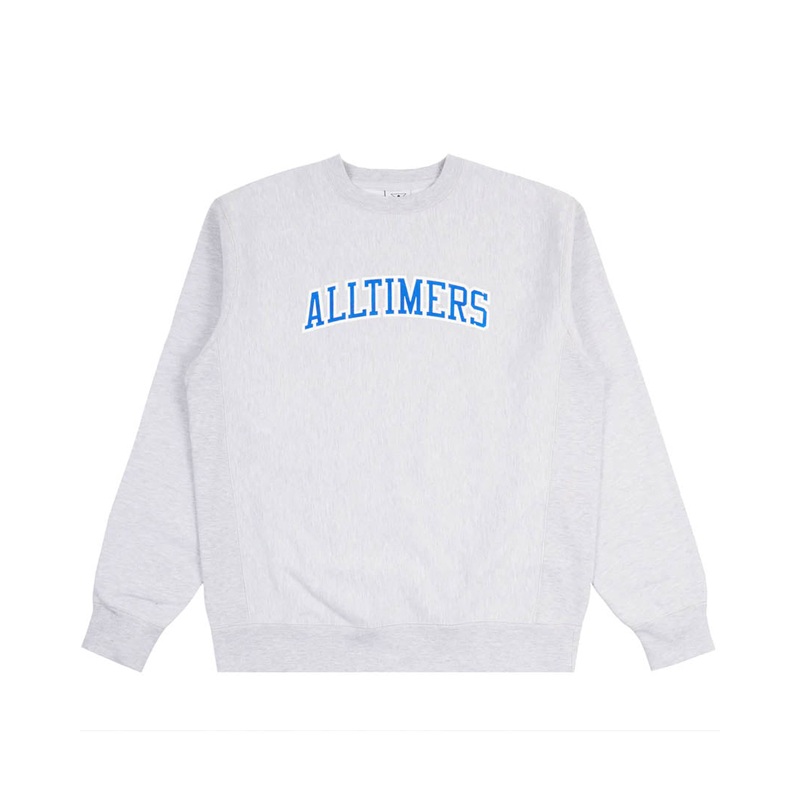 City College Crewneck Sweatshirt – Heater Grey