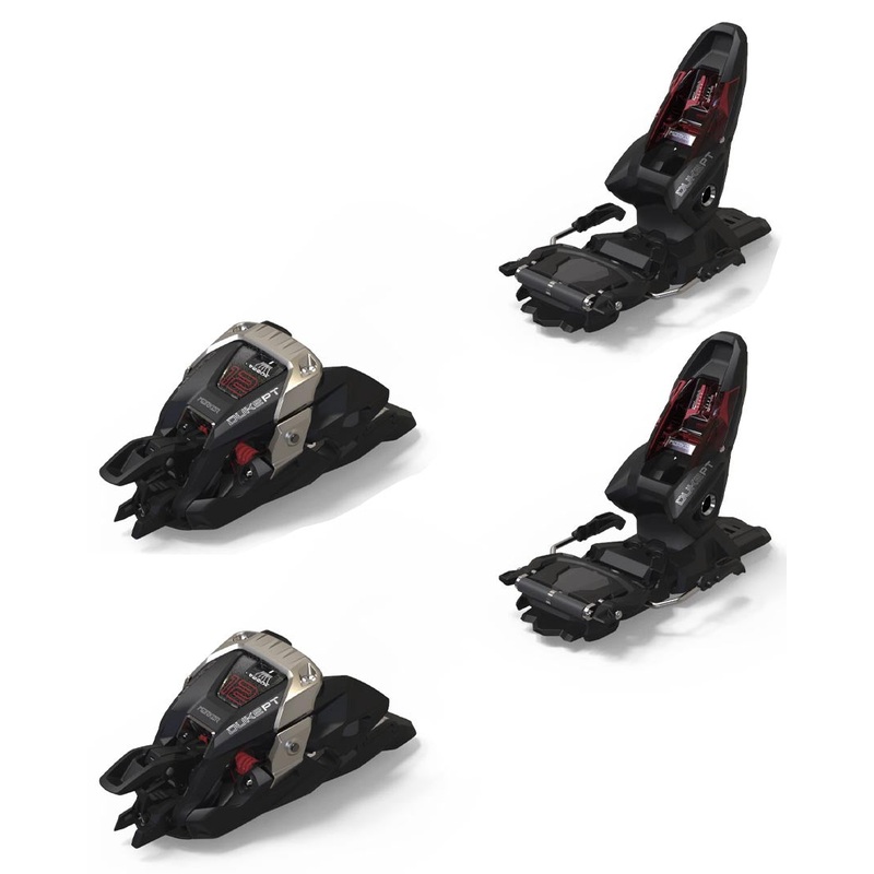Duke Pt 12 Ski Bindings – Black/Red