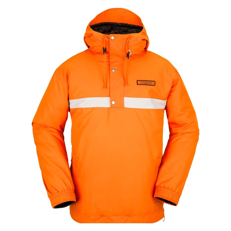 Longo Pullover Winter Jacket – Orange Shock