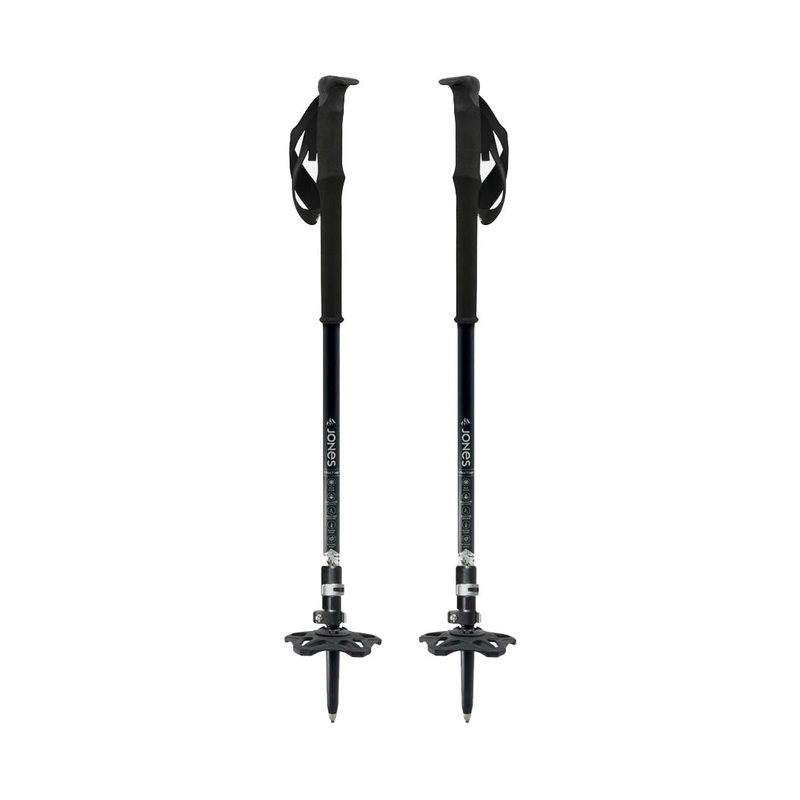 Pro Flip-Lock Talon Splitboard Poles – Black