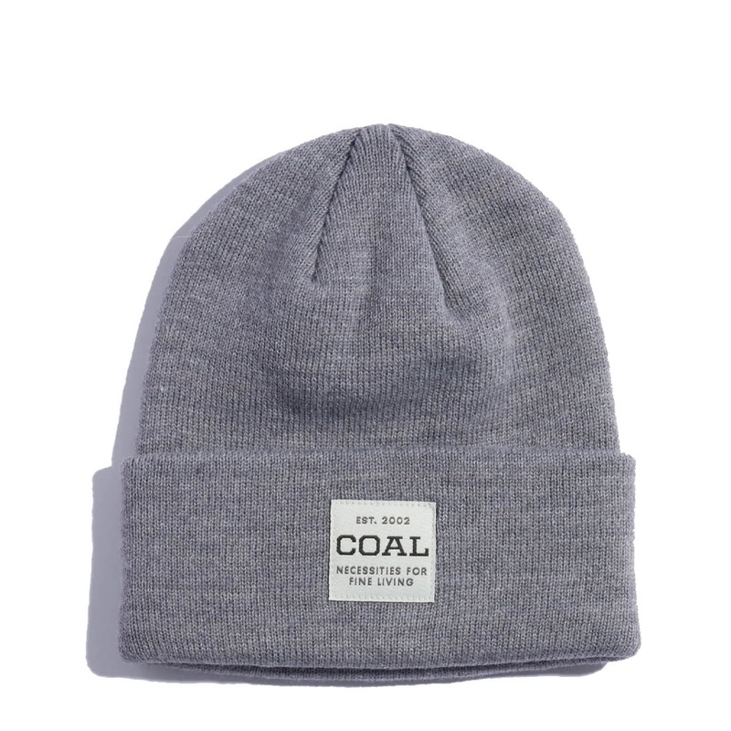 Uniform Mid Recycled Knit Cuff Beanie – Heather Grey