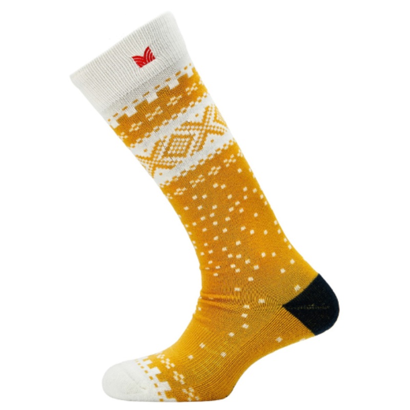 Dale Cortina Socks Knee High|Off White/Navy/Raspberry|Raspberry/Off White/Navy|Ultramarine/Off White/Navy|Mustard/Off White/Dark Charcoal|S/M|L/XL
