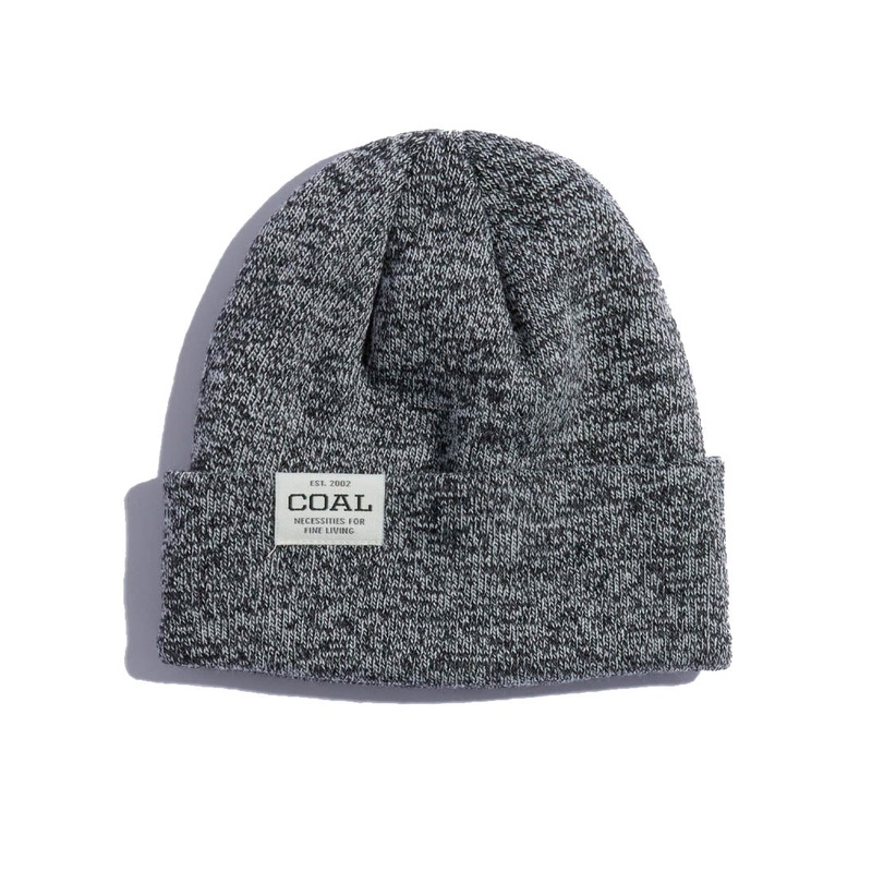 Uniform Low Recycled Knit Cuff Beanie – Black Marl