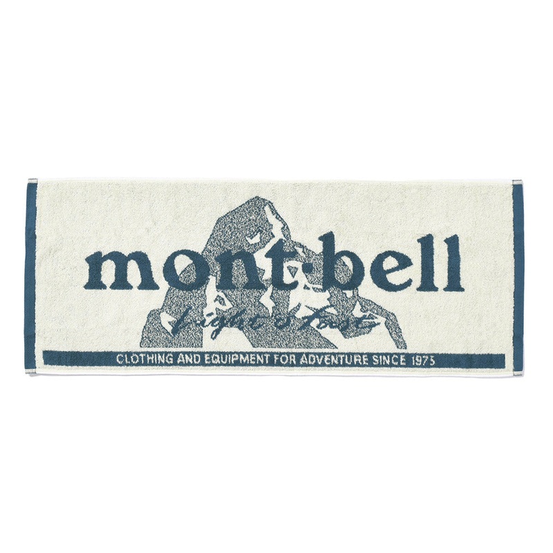 Montbell Cotton Face Towel|White
