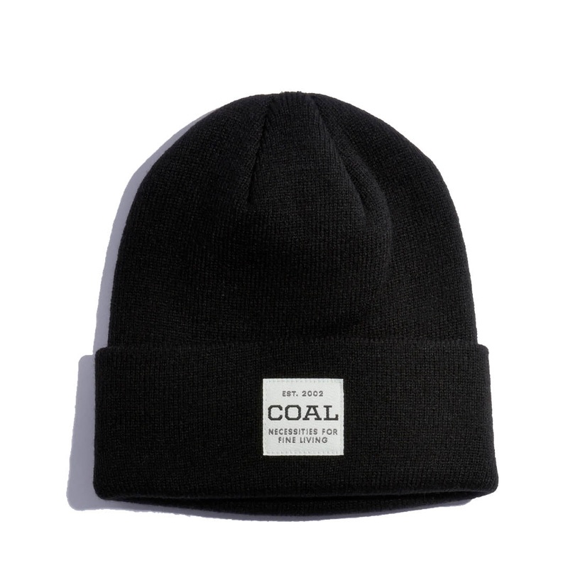 Uniform Recycled Knit Cuff Beanie – Mid Black