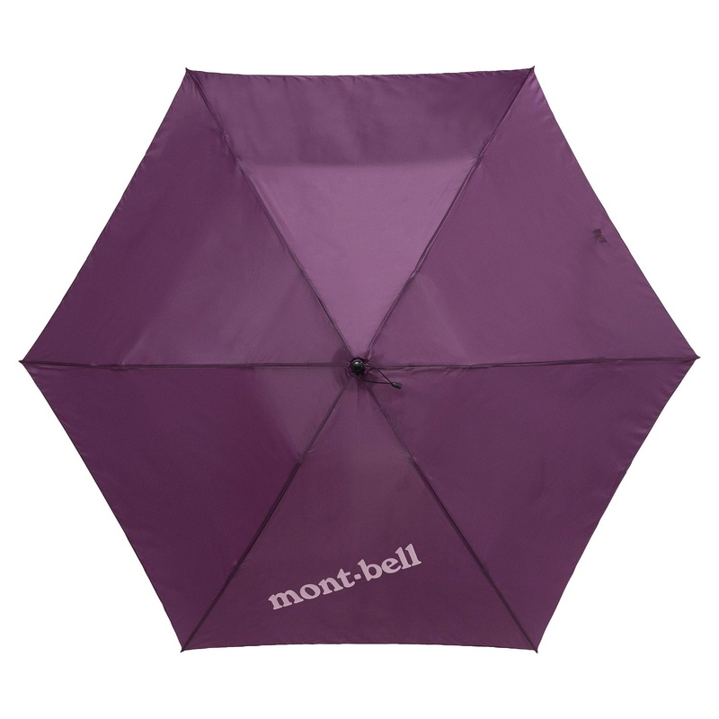 Montbell Travel Umbrella 50|White|Purple|Dark Grey