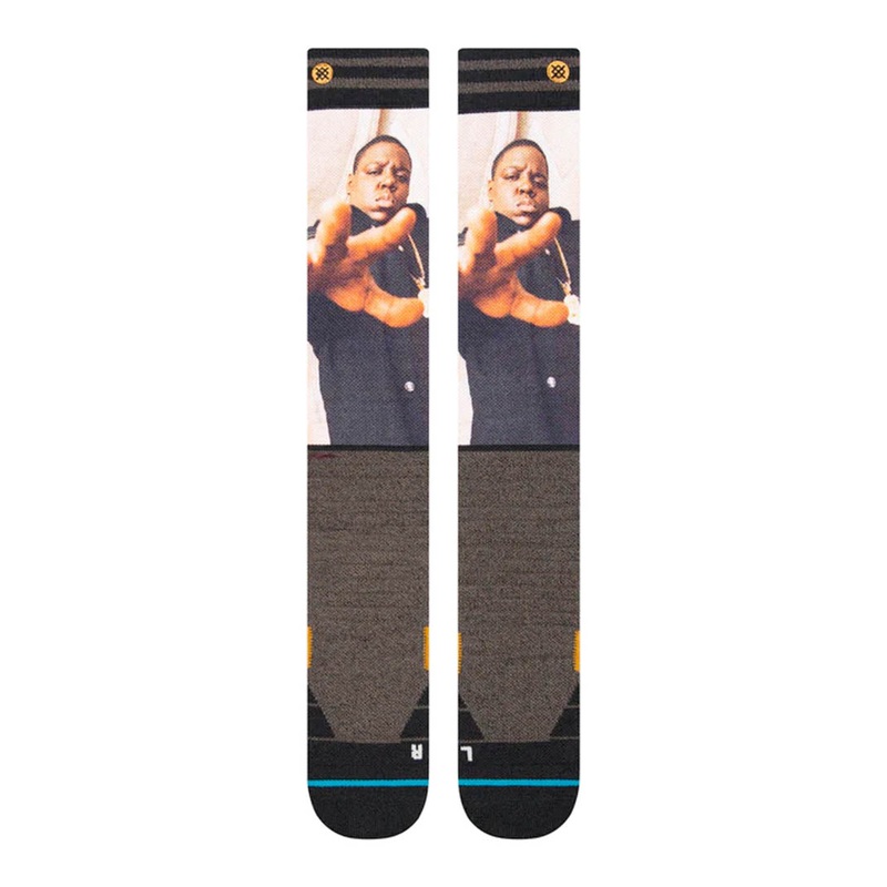 The Notorious Big X Stance King Of Ny Snow OTC Thermal Socks – Black